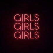 Girls Girls Girls Neon Sign