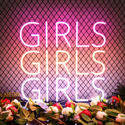 Girls Girls Girls Neon Sign