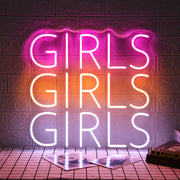 Girls Girls Girls Neon Sign