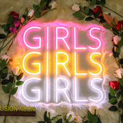 Girls Girls Girls Neon Sign