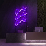 Girls Girls Girls Neon Sign Neon Sign Light