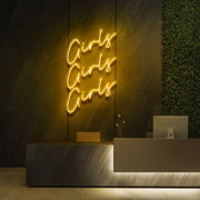 Girls Girls Girls Neon Sign Neon Sign Light