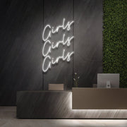 Girls Girls Girls Neon Sign Neon Sign Light