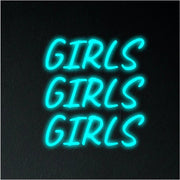 Girls Girls Girls Neon Sign Neon Wall Sign