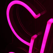 Girs Girls Girls Pink Neon Sign