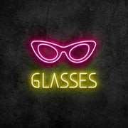 Glasses Neon Sign