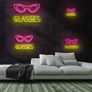 Glasses Neon Sign