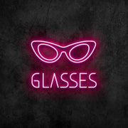 Glasses Neon Sign