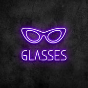 Glasses Neon Sign