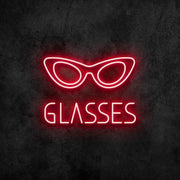 Glasses Neon Sign