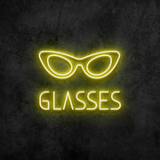 Glasses Neon Sign