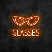 Glasses Neon Sign