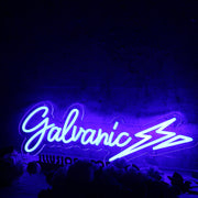 Galvanic Blue Neon Sign