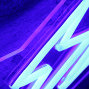 Galvanic Blue Neon Sign