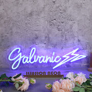 Galvanic Blue Neon Sign