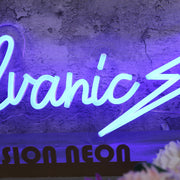 Galvanic Blue Neon Sign