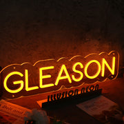 Gleason Red Neon Sign