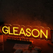 Gleason Red Neon Sign