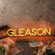 Gleason Red Neon Sign