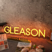 Gleason Red Neon Sign