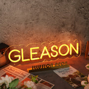 Gleason Red Neon Sign