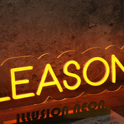 Gleason Red Neon Sign