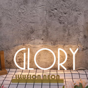 Glory Yellow Neon Sign