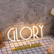 Glory Yellow Neon Sign