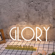 Glory Yellow Neon Sign