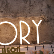 Glory Yellow Neon Sign