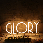 Glory Yellow Neon Sign