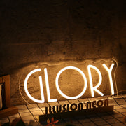 Glory Yellow Neon Sign