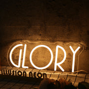 Glory Yellow Neon Sign