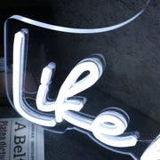 Glow Like Never Before White Neon Sign