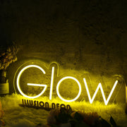 Glow Yellow Neon Sign