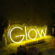 Glow Yellow Neon Sign