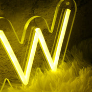 Glow Yellow Neon Sign