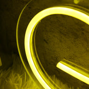 Glow Yellow Neon Sign