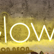 Glow Yellow Neon Sign