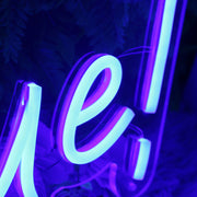 Go Blue Custom Neon Sign