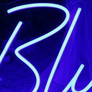 Go Blue Custom Neon Sign