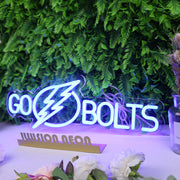 Go Bolts Blue Neon Sign