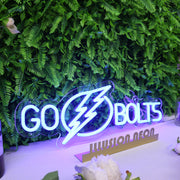 Go Bolts Blue Neon Sign