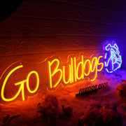 Go Bulldogs Custom Neon Sign