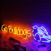 Go Bulldogs Custom Neon Sign