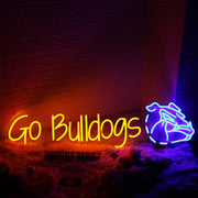 Go Bulldogs Custom Neon Sign