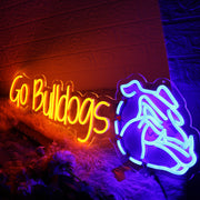 Go Bulldogs Custom Neon Sign