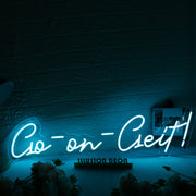 Go On Diet Blue Neon Sign