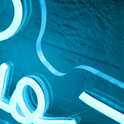 Go On Diet Blue Neon Sign