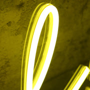 Go Piss Girl Yellow Neon Sign